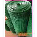 Pvc revestido de alambre soldado / pvc avena malla soldada / vinilo verde soldada valla